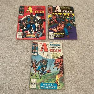 Lot of 3 A-TEAM Comics Marvel